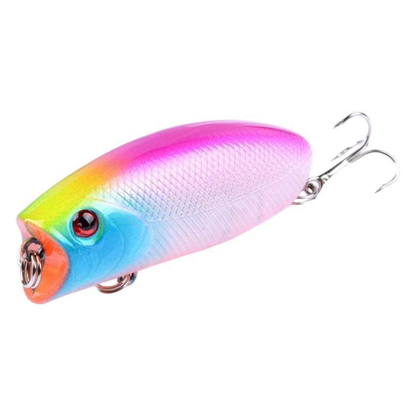 Luya cebo nuevo producto [8 colores onda mentira] cebo superficie de agua serie cebo falso cebo de imitación 6CM/10,4G cebo duro de plástico