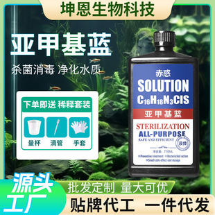 Methylene Blue Solution Aquaculture Methylene Blue Big Barrel New Fish Tank Water Purification for Ornamental Fish