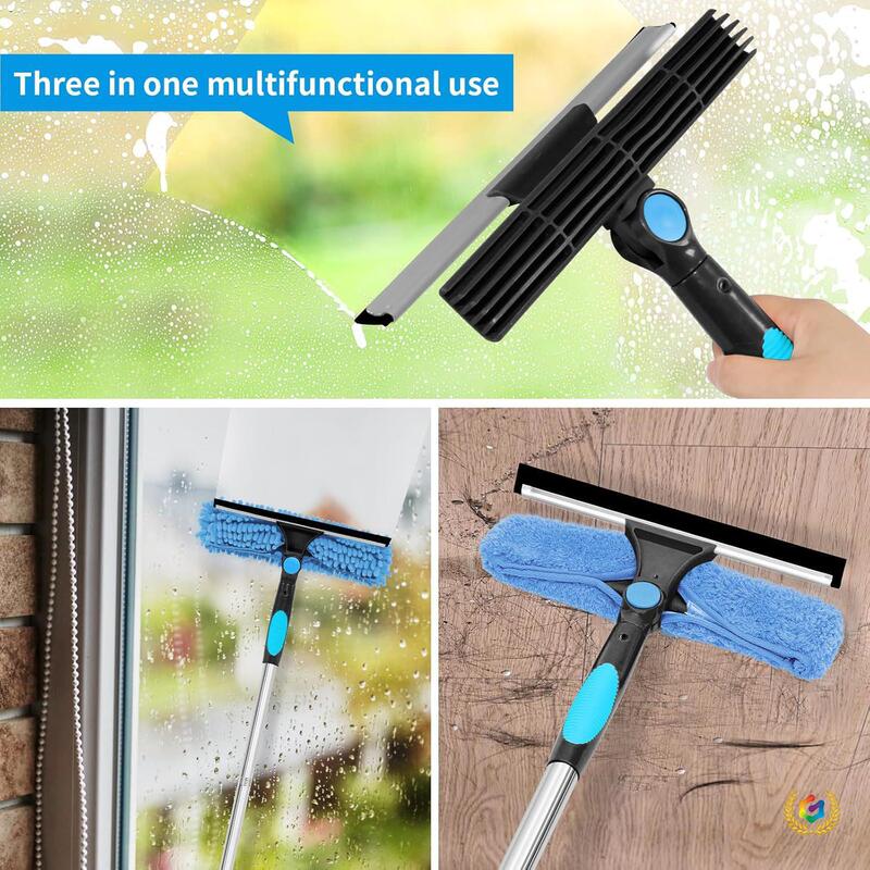 ✅ Amazon 2-in-1 Window Cleaning Scraper for Cleaning Double-Sided High-Rise Glass