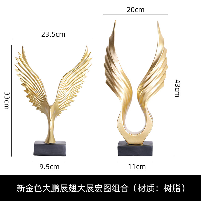 リビングルームの置物は軽くて豪華で高級な雰囲気のお酒棚の装飾品です。