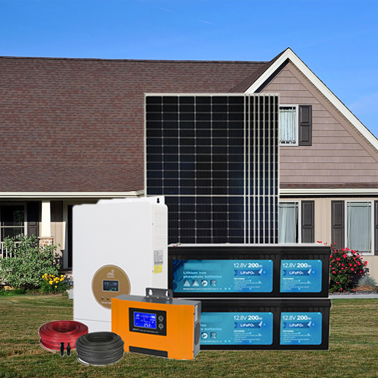 .偏远地区微网备用电源51.2V500AH光伏太阳能储电系统容量10度电