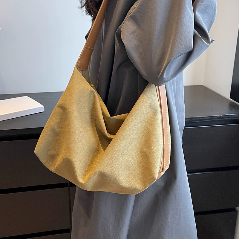 Summer capacious shoulder bag, one-shoulder bag, oxford cloth, 2023 collection