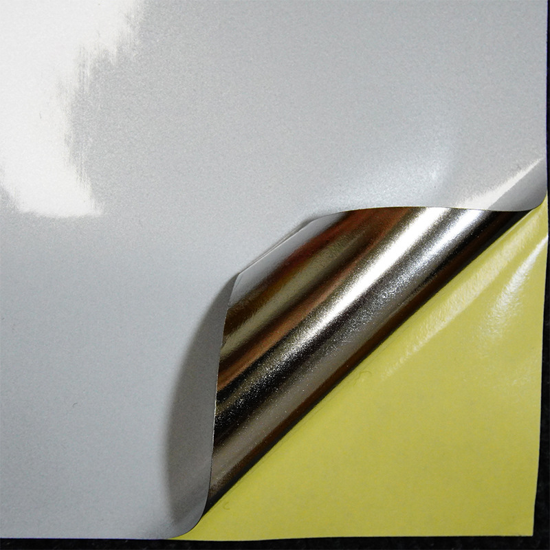 película reflectante pulverizable a base de aluminio señalización de tráfico cartel reflectante material de pintura plana material publicitario plateado