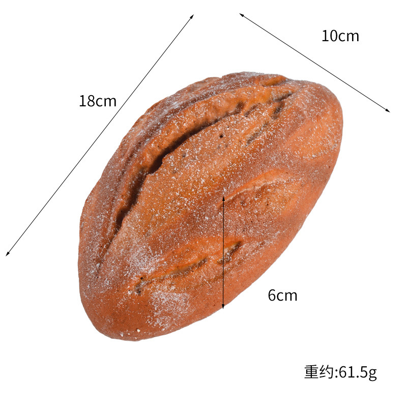 Entrega de una sola pieza PU falso pan decoración de la boda modelo de decoración de la habitación accesorios largo francés palo modelo de simulación de pan