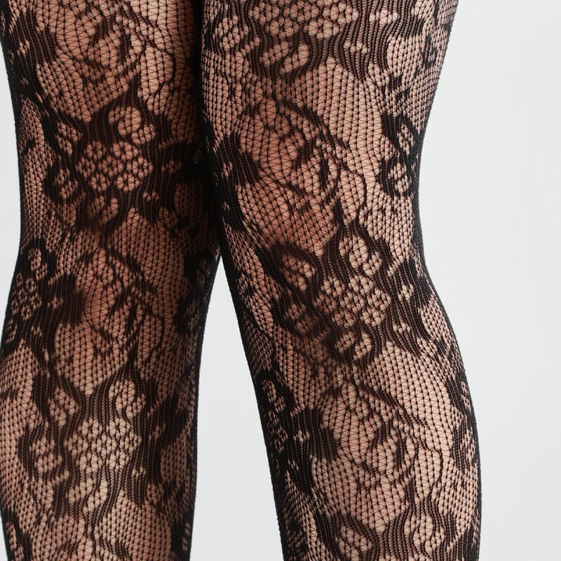 Joran Pancing European and American Jacquard Pantyhose Laser Stockings Sexy Stockings Jacquard Stockings Slimming and Shaping