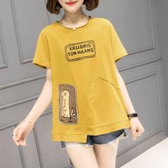 中年ママの大きいサイズ痩身半袖Tシャツレディース新作2025夏ゆったりおしゃれトップスお腹カバーシャツ