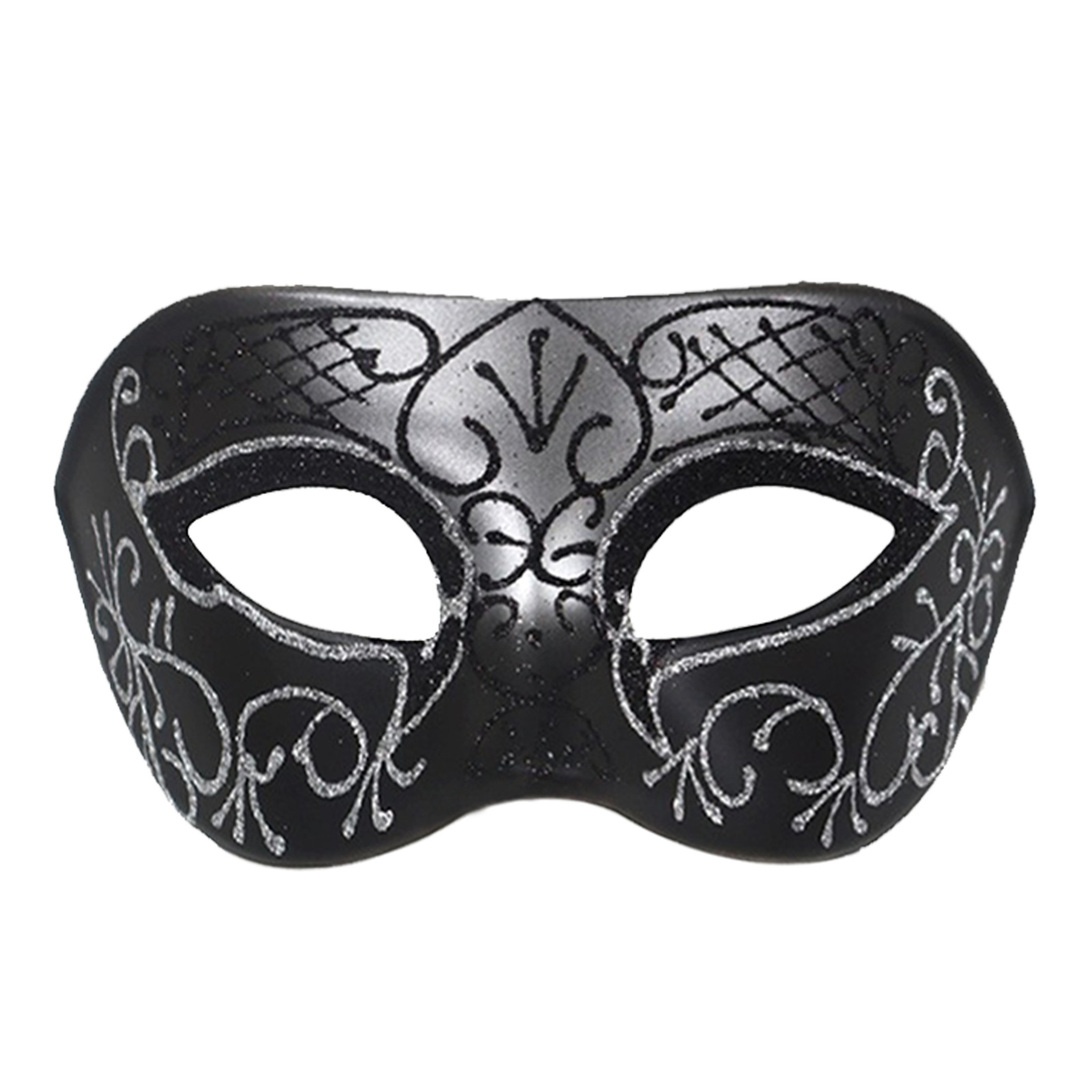 Ventas transfronterizas máscaras de hierro forjado de plástico de alta calidad máscaras de maquillaje de plástico pintadas máscaras de carnaval