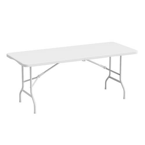 1.8-meter foldable stall table, portable outdoor plastic dining table and chair, simple conference and training table, long table
