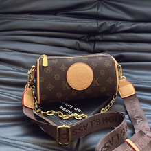 高颜值小包包女2025新款复古圆柱形小圆包百搭时尚气质单肩斜挎包