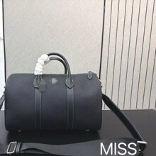 2025包男女单肩包C家老花贴饰Venturr旅行包波士顿枕头包大容量