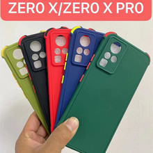 适用INFINIX型号ZERO X撞色防摔美工线全精孔彩色按键TPU手机壳