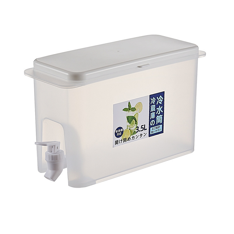 Refrigerador hervidor de agua fría de grado alimenticio verano doméstico resistente a altas temperaturas con grifo de agua de plástico de gran capacidad hervidor de agua fría