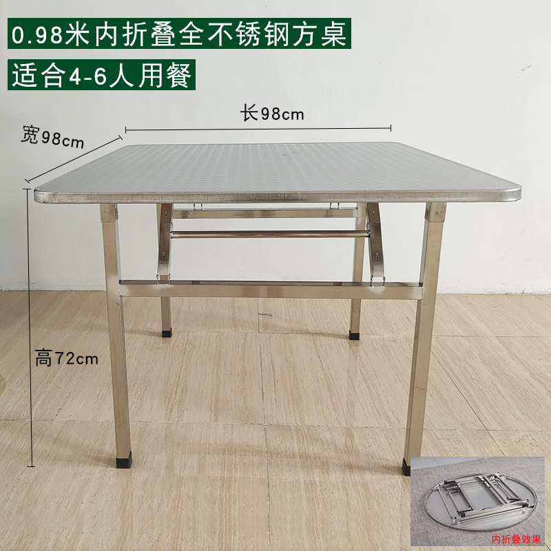 ✷※0.98m folding pattern square table✷※