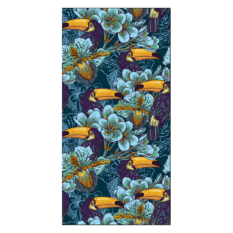 Transfronterizo de terciopelo de doble cara absorbente de secado rápido Toalla de playa microfibra yoga toalla deportiva al por mayor natación baño de playa