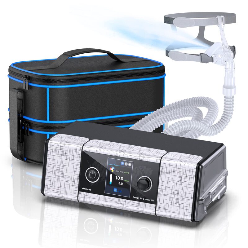 Sleep Ventilator Capa Positive Pressure Non-Invasive Single and Double Level Fully Automatic Respirator Anti-Snoring Machine Ventilation Sleep Device Sleep Ventilator Capa Positive Pressure Non-Invasive Single and Double Level Fully Automatic Respirator Anti-Snoring Machine Ventilation Sleep Device