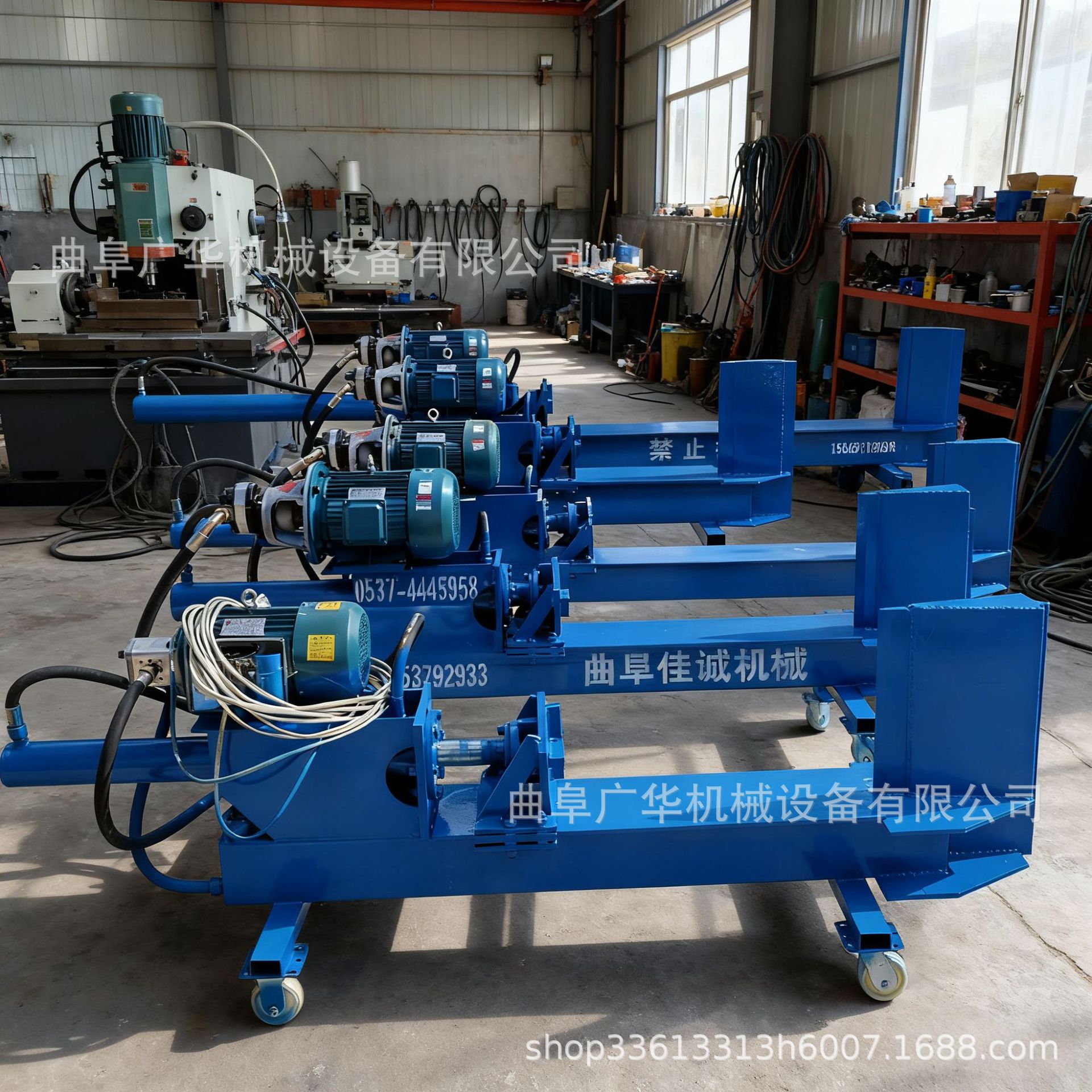 电动液压劈柴机 卧式活刀圆木破木机 大推力劈木机