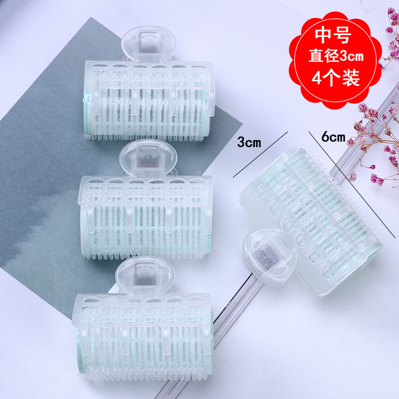 Marian empalmado aire de ocho palabras flequillo rizador de pelo plástico que forma artefacto de fijación mullido rizador de pelo autoadhesivo