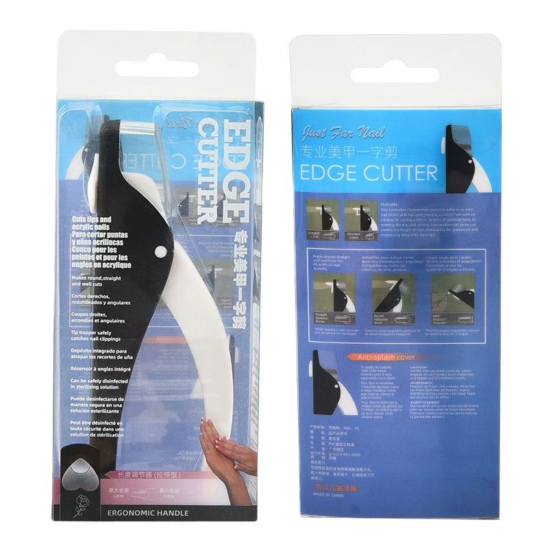 False Nail Cutter Stainless Steel, French-tip Manicure Scissors, Compact 14.5 cm
