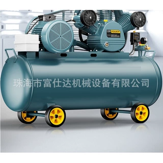 直销皮带活塞式空压机工业级380v大型气磅汽修喷漆空气高压缩机