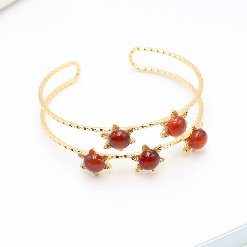 Adjustable organic onyx design bracelet, jewelry, 2023 collection