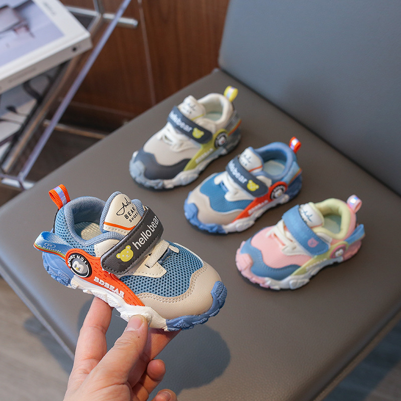 宝宝鞋子女童鞋1-6岁机能鞋2024男孩春秋网鞋中小童运动鞋单鞋