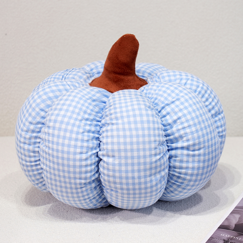 Cojín Decorativo Forma de Calabaza de Poliéster y Algodón PP para Sofá y Sala de Estar