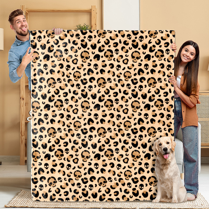 Amazon flange mantas de peluche personalizadas impresión digital doble cara mantas de peluche siesta mantas de regalo mantas fuente de fábrica