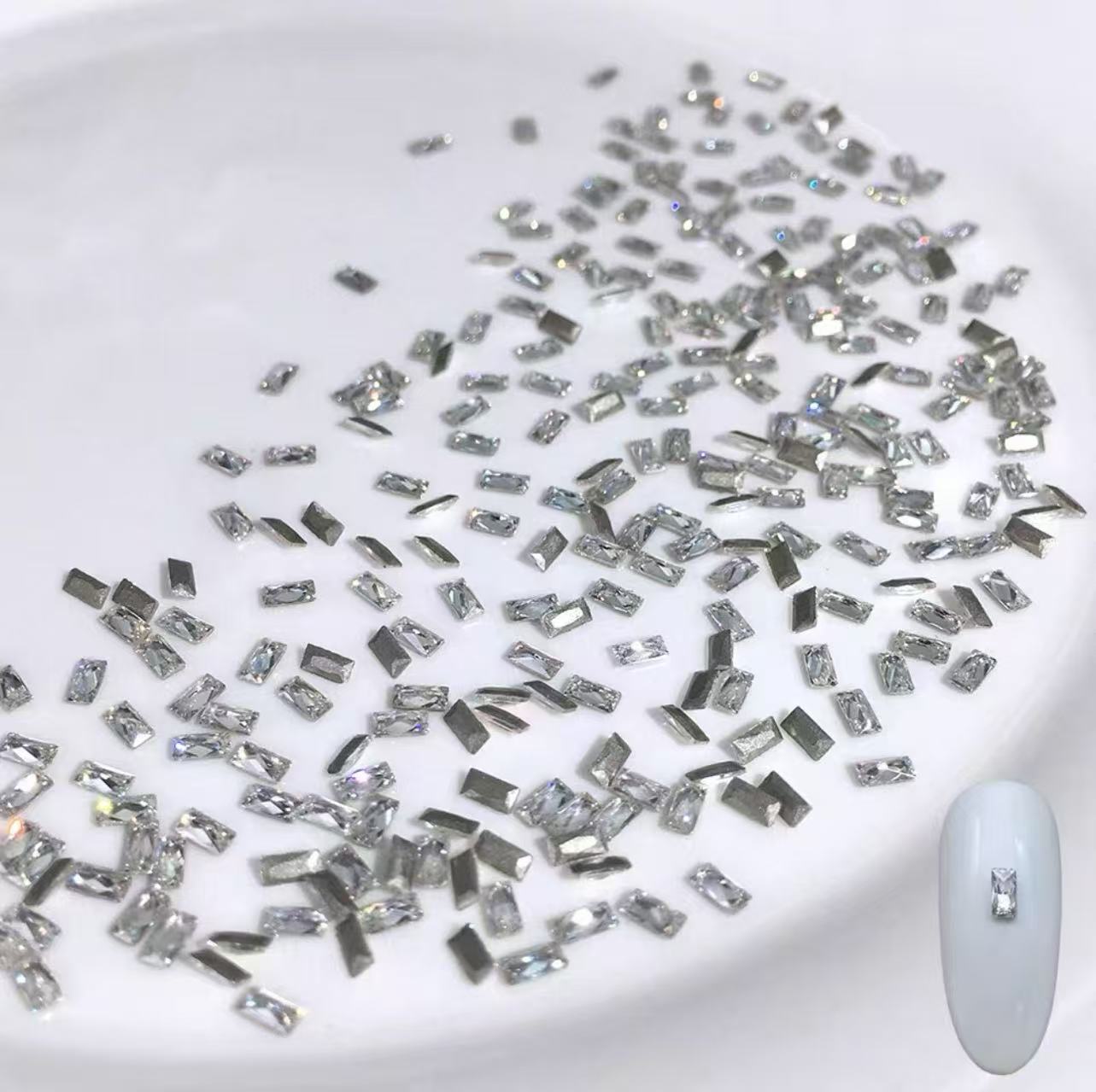 5A 베벨 지르콘 [직사각형 2*4mm]