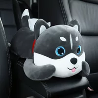 Автомобильная коробка для салфеток Симпатичная многофункциональная коробка для подлокотных ручек