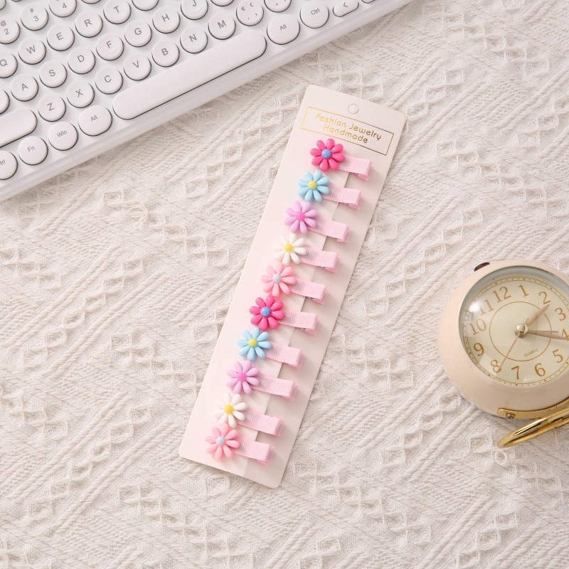 Las pinzas para el cabello de los niños no lastiman el pelo del bebé flequillos pequeños accesorios para el cabello del bebé Princesa Tarjeta de pelo femenino lindo tocado