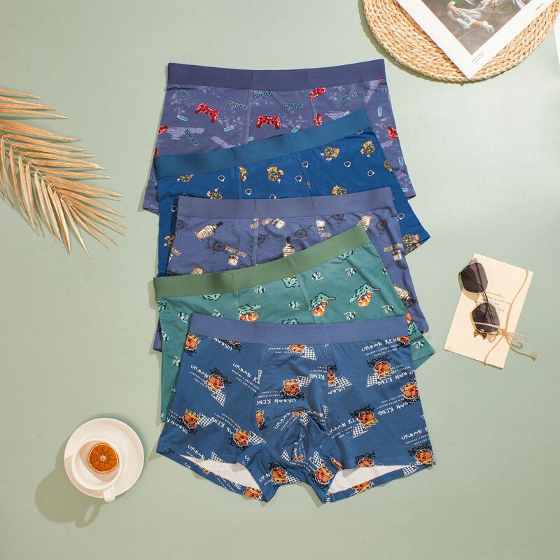 New men's underwear trend comfortable breathable boxers boxer pants belt casual manufacturers wholesale big promotion