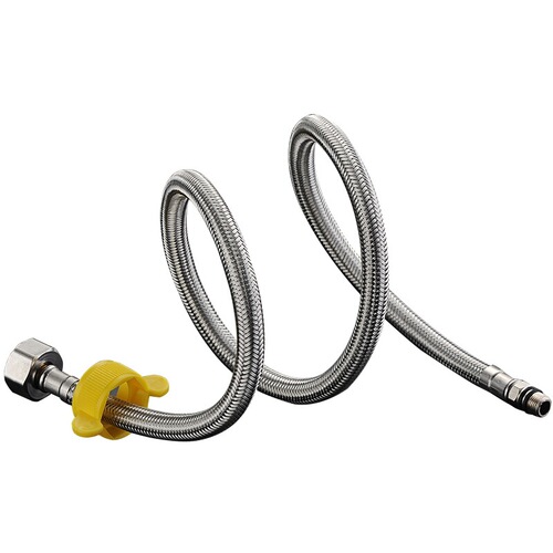 304 stainless steel braided pointed hose hot and cold faucet water inlet pipe basin basin upper water pipe 4 points high pressure pipe