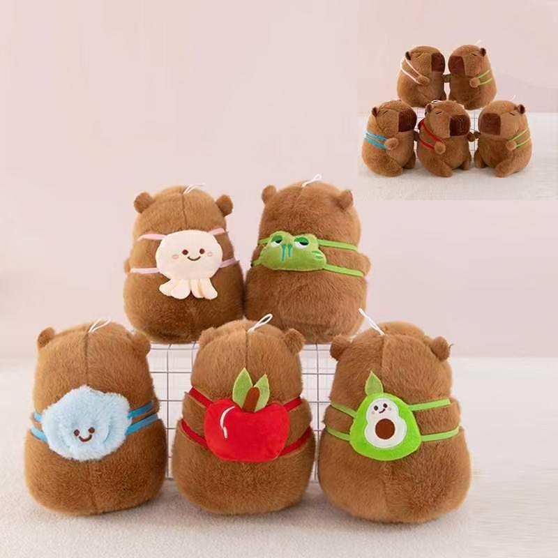 Juguetes de peluche Capibara 8 pulgadas muñecas de peluche