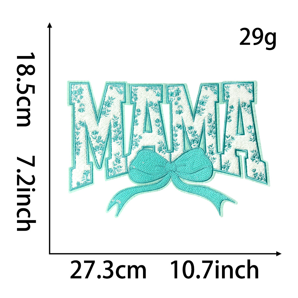 84g Weight Clothing Sticker Patches Classification 1 Piece, 1 Set Quantity Towel embroidery Material Valentine'S Day Festival Letter Pattern Simple Style Style 1 Piece 1 Set Simple Style Letter Towel Embroidery Clothing Sticker Patches 1