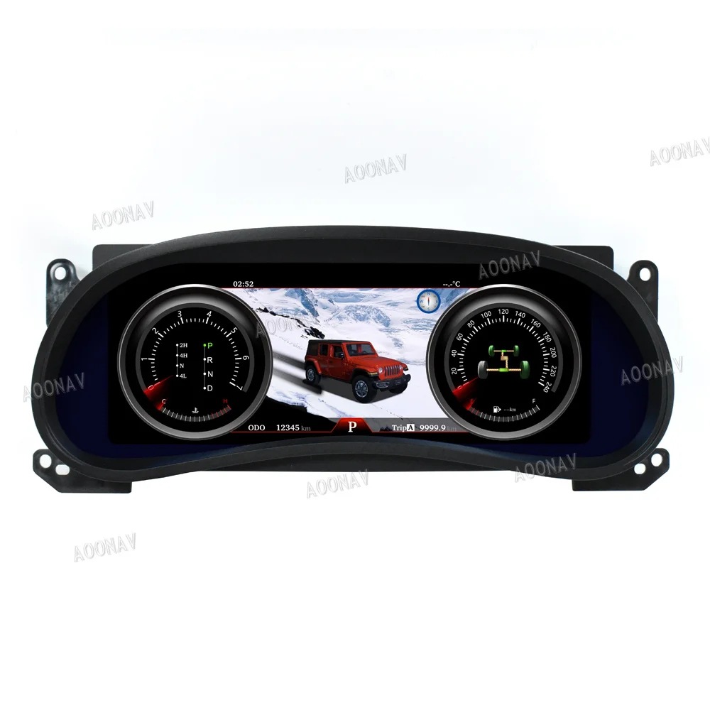 Suitable for Jeep Wrangler Jk Smart Lcd Dashboard Display Cockpit Speed Digital Display