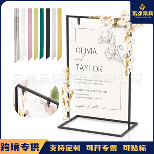Wedding Welcome Sign Stand Heavy-Duty Easel-Style Stand Metal Floor Easel Versatile Combination Stable Base