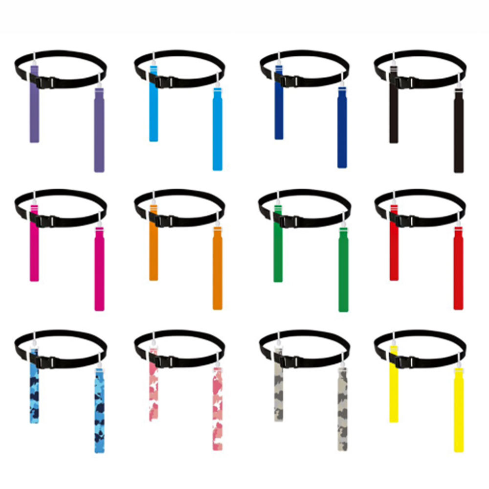 Air-buckled two-flag American football waist flag, professional match training, webbing buckle belt