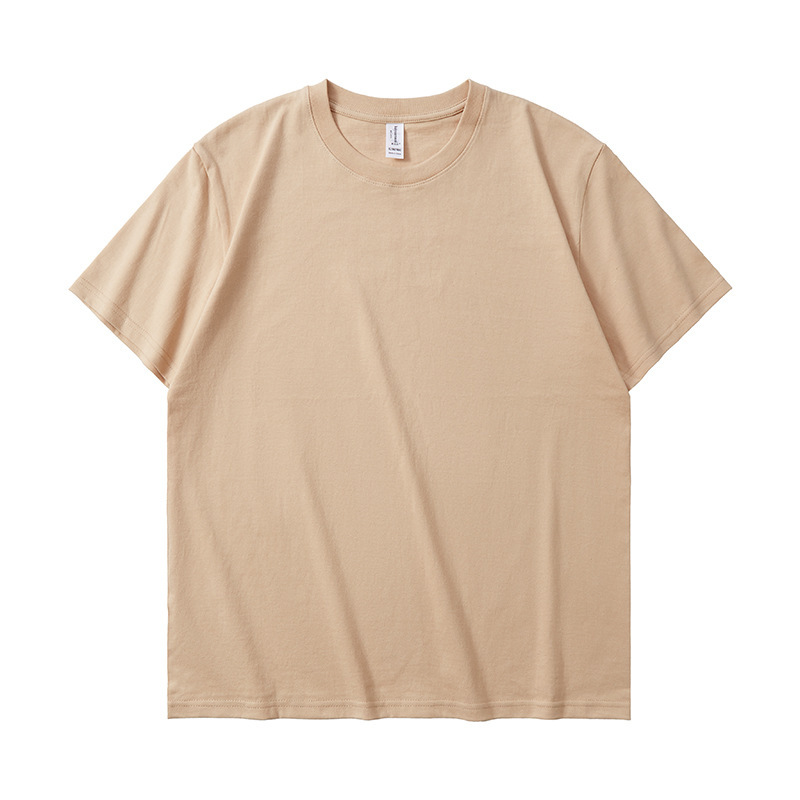 トレンドブランド メンズ 270g ヘビーウェイト 純綿Tシャツ 夏用 丸首 半袖 メンズ 高級 無地 ゆったりトップス メンズ 夏|undefined