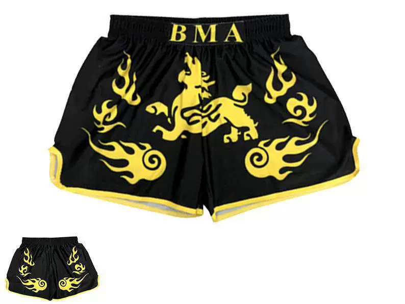 Boxing quick dry set for training, shorts for gym, tight, with short sleeve