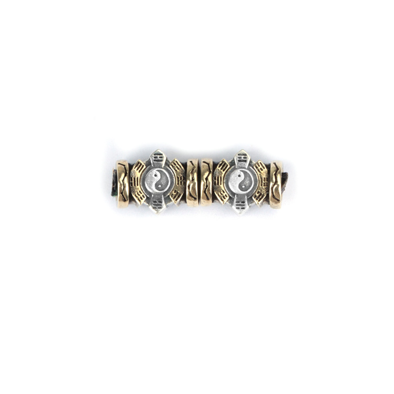 Eight-Trigram Universal Shaft Accessory Bracelet Taoist-Style Extension Three-Way Connector DIY Jewelry Spacer Beads Small Accessories