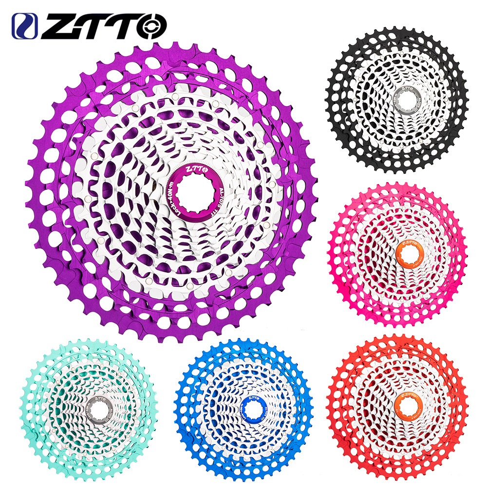 Volante de bicicleta de montaña ZTTO HG ultraligero 12 velocidades 46T color CNC todo en uno volante de velocidad variable de tarjeta vacía