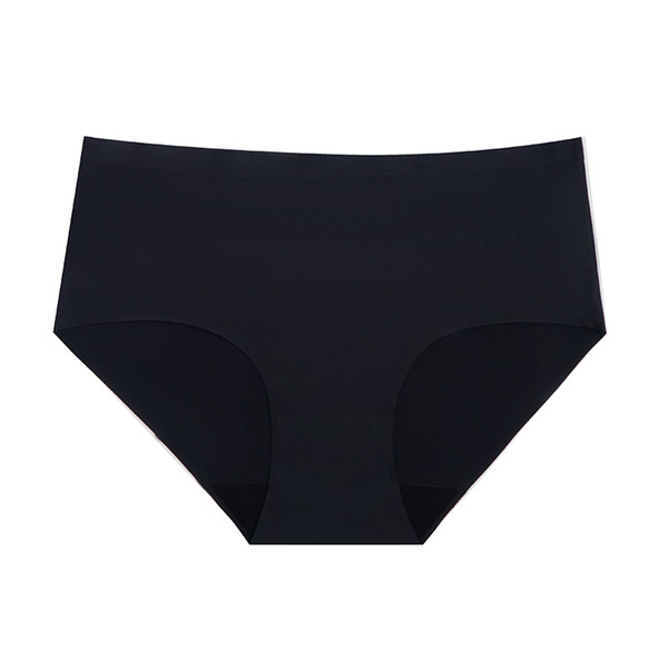 Cross-Border Plus Size Mid-Waist European and American Seamless Underwear for Women One-Piece Pure Cotton Crotch Breathable Butt Lift Large Size Briefs for Women