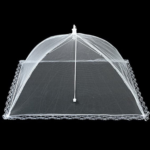 Household Foldable Flyproof Food Cover Large Outdoor Kitchen Cover with Dust Protection, European and American Style