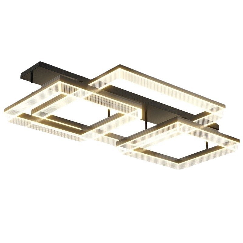 [Selección estricta] nórdico simple moderno lujo villa dúplex candelabros dormitorio estudio italiano lámparas de techo