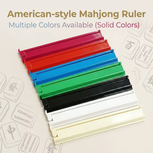 Amazon's new cross-border mahjong pusher ruler, a two-in-one solid-color card organizer and ruler, comes in multiple colors and features an attractive design, packaged in a colorful box