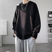 毛衣男士冬季宽松慵懒风日系复古线衣外套简约内搭打底针织衫