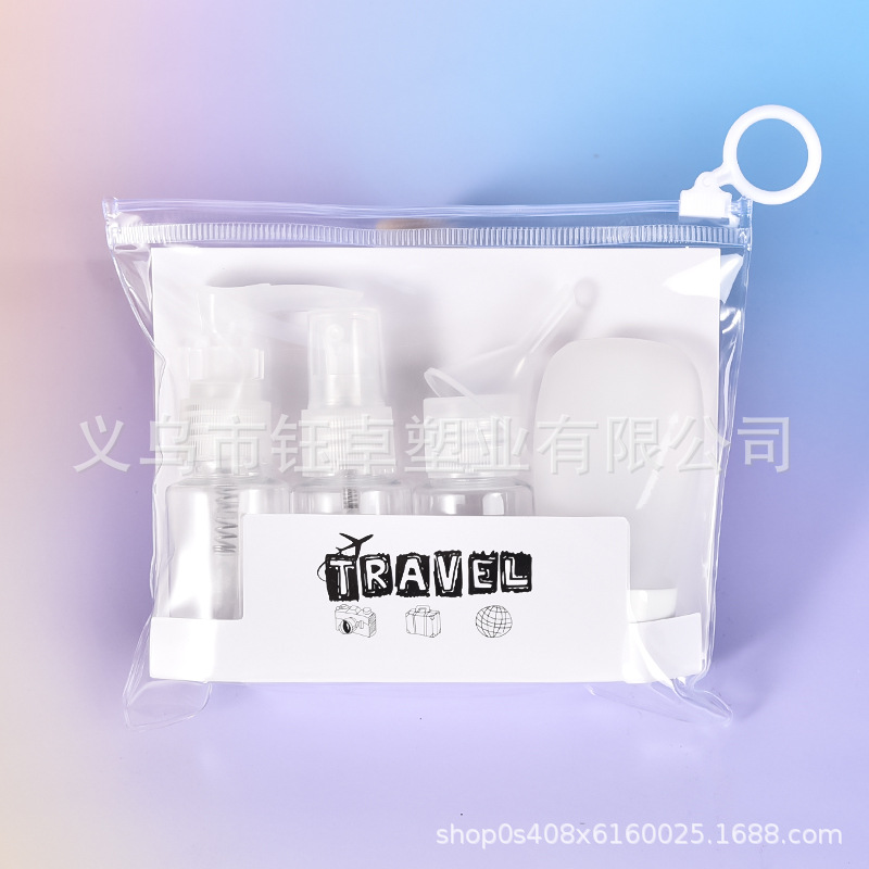 Botella de transporte de viajes, botella de pulverización, botella de pulverización de cosméticos, botella de pulverización de viajes, botella de compresión, embalaje de emulsión