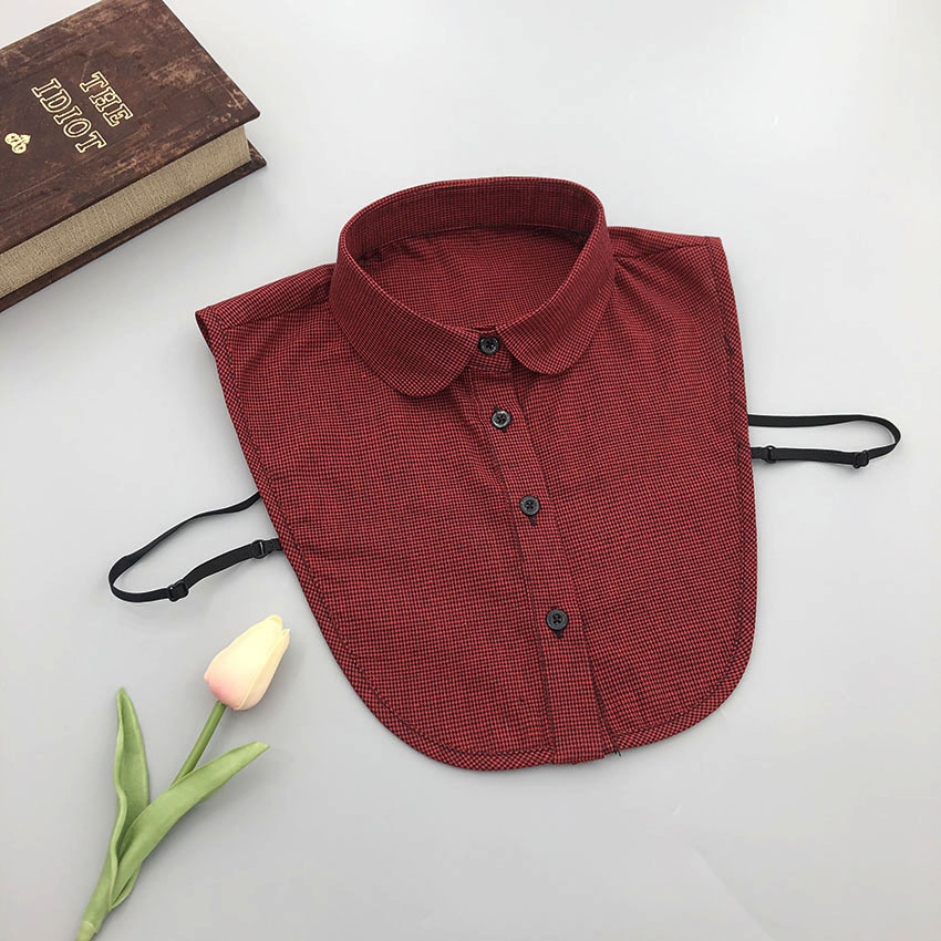 레드 체크 크루넥