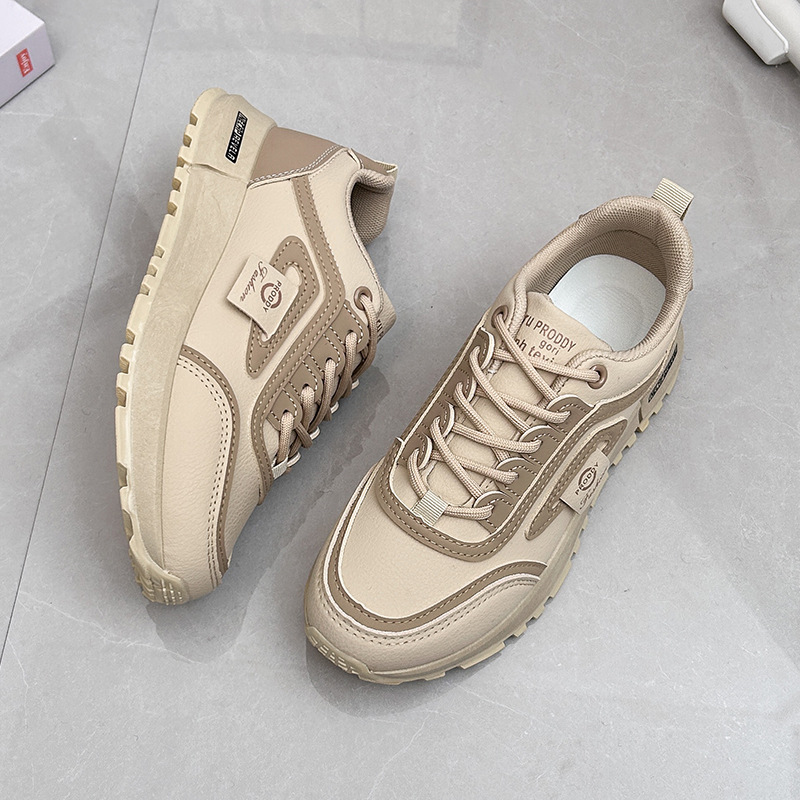 2023 Herbst Neue INS Koreanische Atmungsaktive Student Board Schuhe Dicke Sohle Casual Schuhe für Frauen_voghion.com