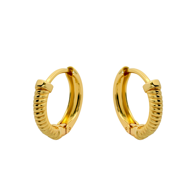 Xuping europa y americana transfronterizos temperamento simple aretes de rosca clásicos diarios fáciles de poner personalidad aretes de aretes fríos
